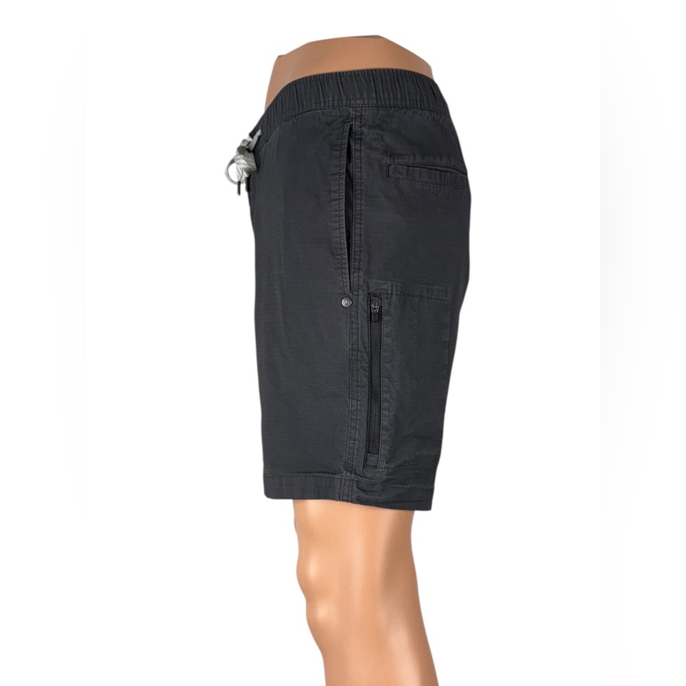 Vuori Ripstop Men Medium Shorts V370 Gray Hiking Organic Cotton Blend 8” Inseam - Picture 3 of 8